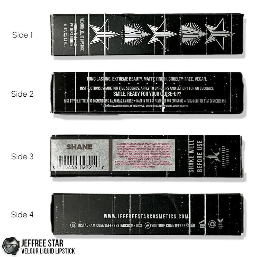 JEFFREE STAR VELOUR LIQUID LIPSTICK IN SHANE METALLIC DEEP BRONZE BROWN DAWSON